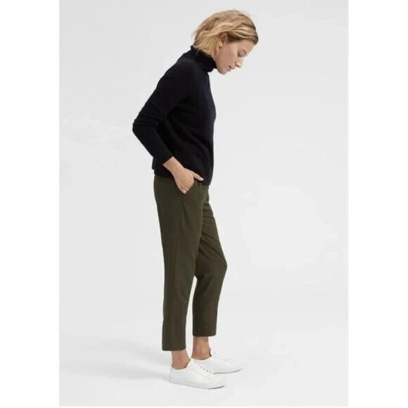 Everlane Pants - Everlane 12 The Italian GoWeave Easy Pant 100% Wool Elastic Waist Womens READ